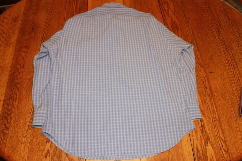 Polo Ralph Lauren Shirt Mens 17.5 XL Plaid Long Sleeve Button Down Classic Fit